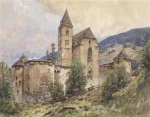 Landschaftmit Wehrkirche Landschaftmit Wehrkirche