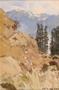 Gebirgslandschaft by Fritz Lach