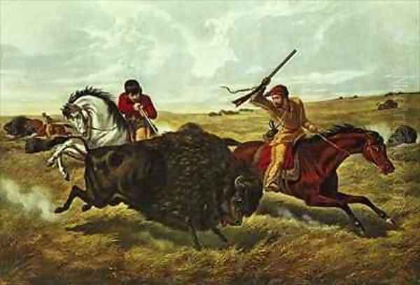 Life on the Prairie the Buffalo Hunt - view 1