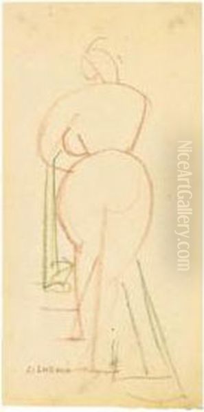 Nude Ascending A Staircase. - view 1