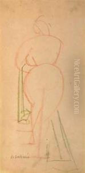 Nude Ascending A Staircase - view 1