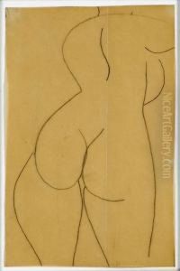 Laschaise : Female Nude Study by Gaston Lachaise