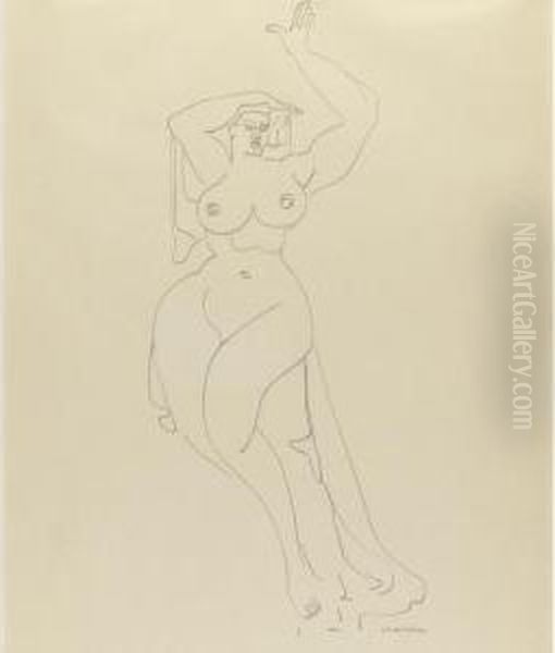 Standing Nude - view 1