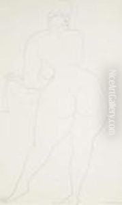 Standing Nude, Seen From Behind by Gaston Lachaise