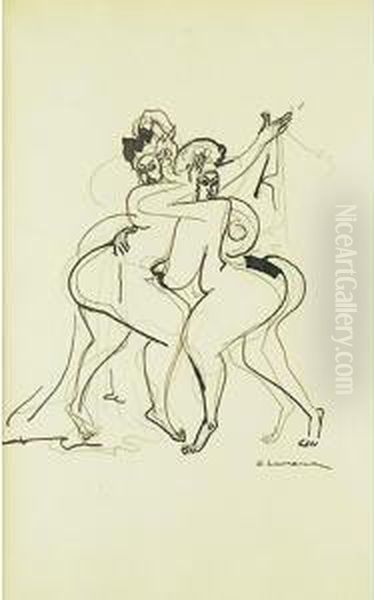Two Women Dancing - view 1