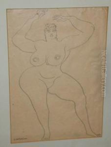 Standing Nude - view 1