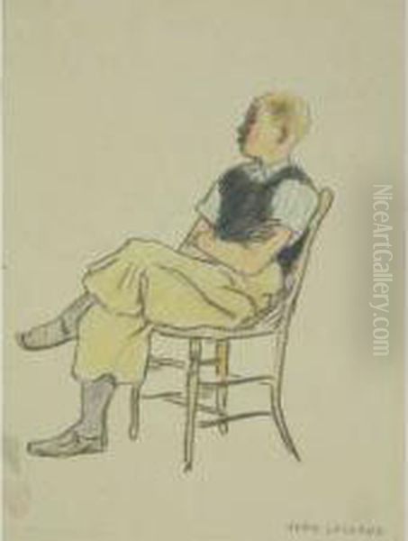 Jeune Homme Assis - view 1