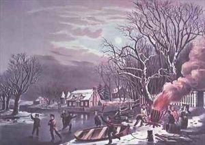 A Winter Evening by Currier