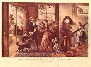 The Four Seasons of Life Middle Age The Season of Strength by Currier