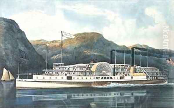 The Hudson River Steamboat St John - view 1