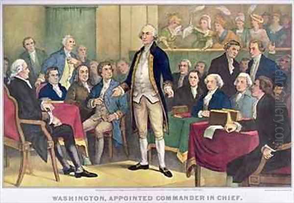 George Washington 1732-99 Appointed Commander in Chief - view 1
