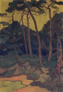 Pins Sur La Rive by Georges Lacombe