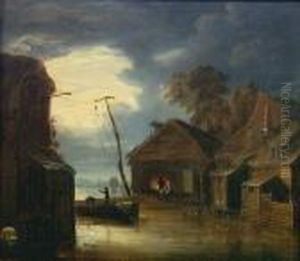 On The River By Moonlight On The River By Moonlight