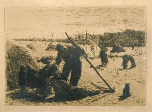 Les Paysans by Eugene Laermans