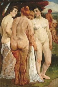 Baigneuses by Eugene Laermans