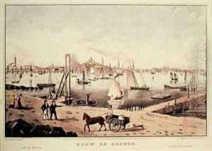 View of Boston by Currier