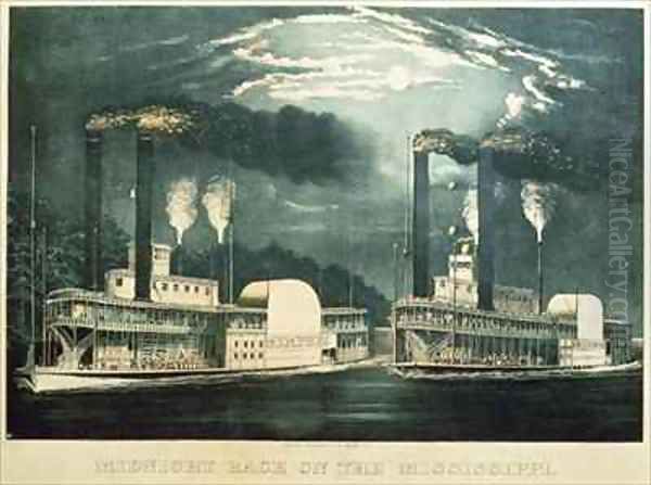 Midnight Race on the Mississippi - view 1