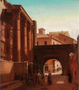 A View Of Rome by Thorald Laessoe