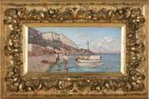 Italienische Kuste Mit Fischern