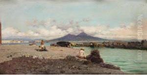 The Bay Of Naples by Giuseppe Laezza