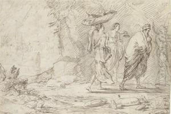 Lot And His Daughters - view 1