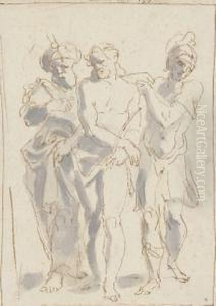 Christ Being Led To The Cross - view 1