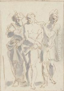 Christ Being Led To The Cross