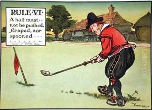 Rule VI A ball must not be pushed scraped nor spooned by Charles Crombie