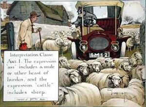 Interpretation Clause Art 1 The expression ass includes a mule or other beast of burden and the expression cattle includes sheep