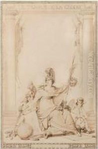 Le Temple De La Gloire by Louis Lafitte
