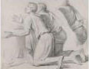 Etude Pour Regulus Retournant A Carthage by Louis Lafitte