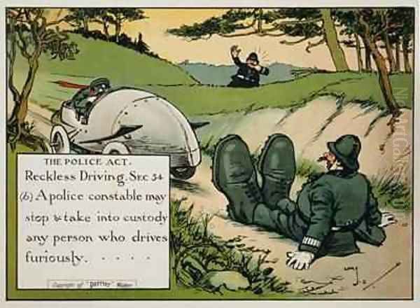 The Police Act Reckless Driving Sec 54 A police constable may stop and take into custody any person who drives furiously - view 1