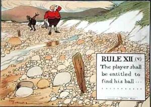 Rule XII The player shall be entitled to find his ball by Charles Crombie