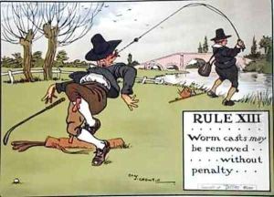 Rule XIII Worm casts may be removed without penalty by Charles Crombie