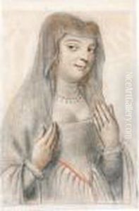 Half-length Portrait Of A Courtesan