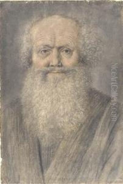 A Bearded Man, Bust-length - view 1