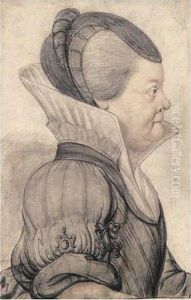 Portrait Of An Old Lady, In Profile