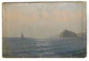 Crimean Coastal Scene by Lef Feliksovich Lagorio