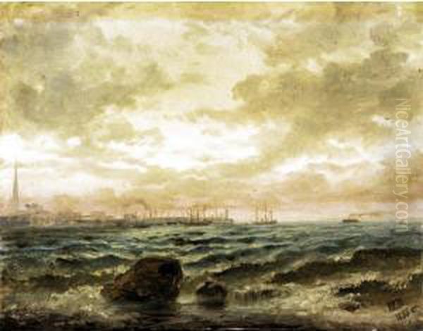 Seascape With Port - view 1