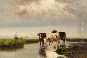Cattle By A Stream Cattle By A Stream