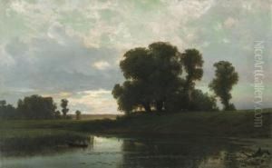 Fishing By The Old Oak Trees