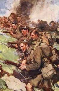 A Thrilling Charge by Cyrus Cuneo