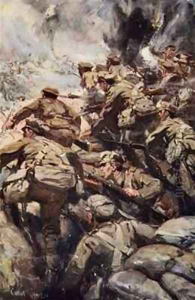 Repulsing a frontal attack with rifle and bayonet - view 1
