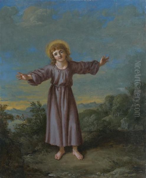 Le Christ Enfant Devant Un Paysage - view 1