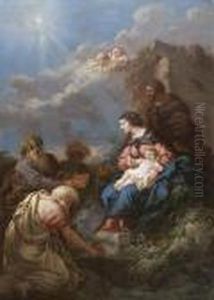 L'adoration Des Mages by Jean Jacques II Lagrenee