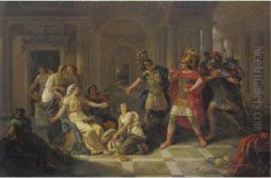 Sextus Tarquinius Admiring The Virtue Of Lucretia Sextus Tarquinius Admiring The Virtue Of Lucretia