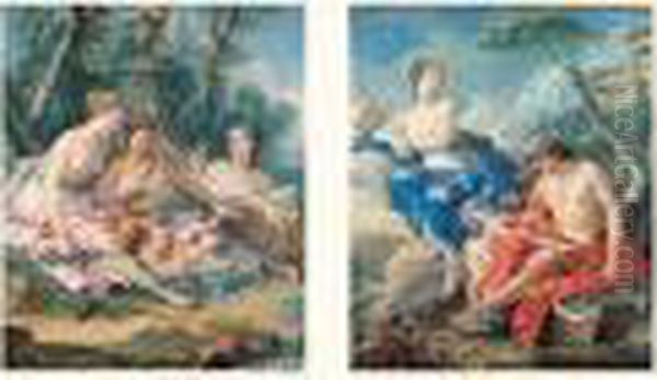 Trois Nymphes Et L'amour - view 1