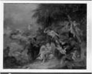Jean-jacques Le Le Repos Pendant La Fuite En Egypte Toile Jean-jacques Le Le Repos Pendant La Fuite En Egypte Toile