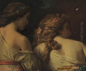 Deux Femmes Vues De Dos.