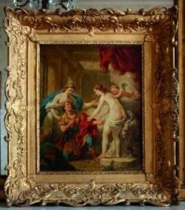 Venus Donnant La Vie A La Statue De Pygmalion by Louis Lagrenee